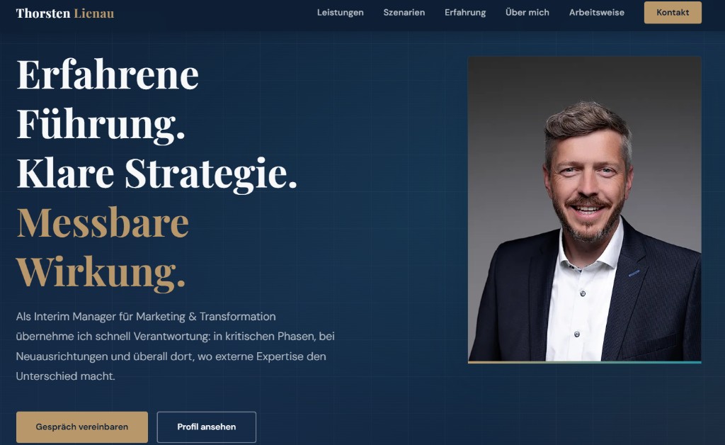 Screenshot lienau-interim.de